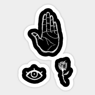 The hand in which you could observe your future Sticker